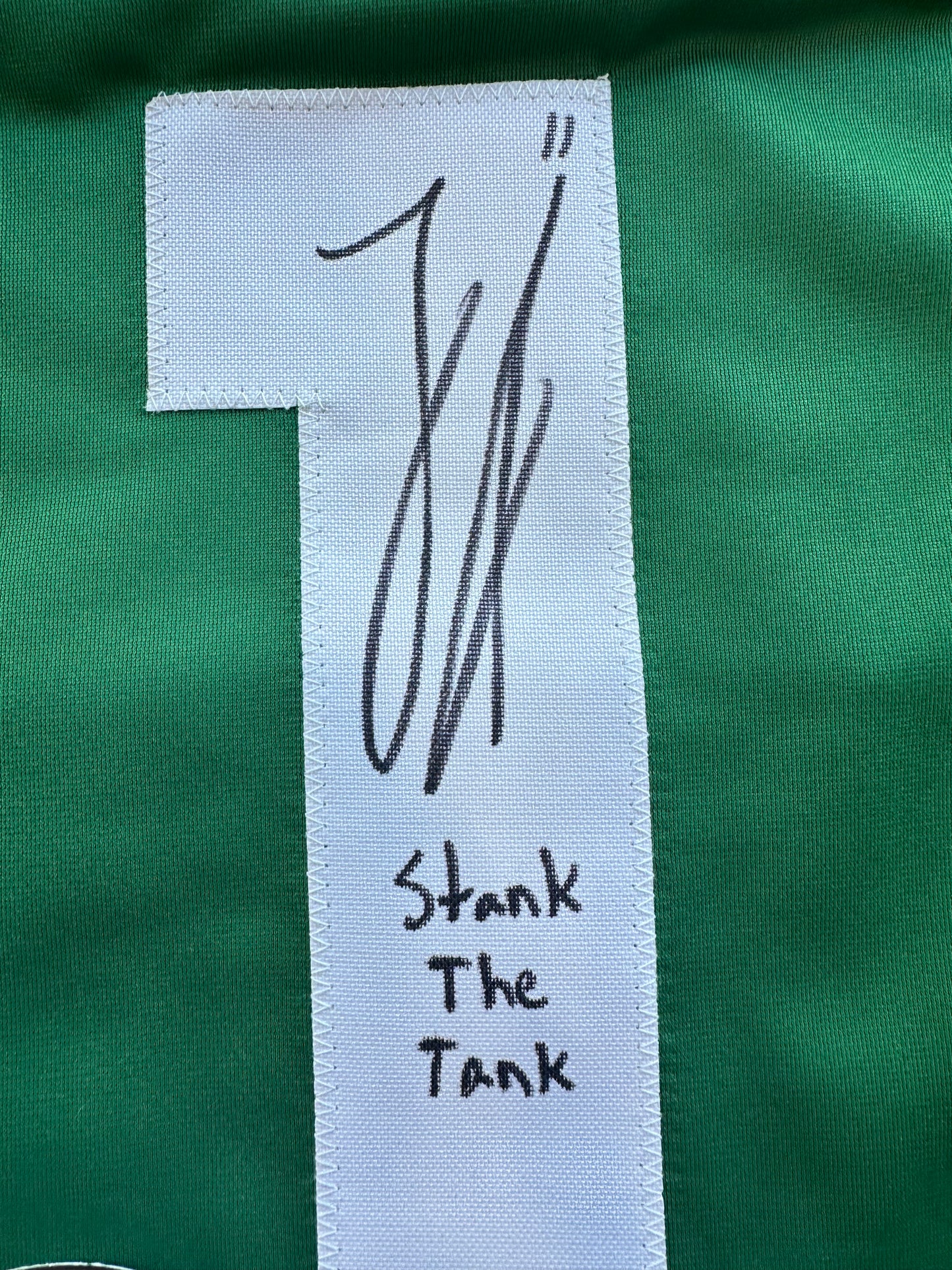LOGAN STANKOVEN DALLAS STARS SIGNED HOCKEY Road JERSEY w/StanktheTank BAS