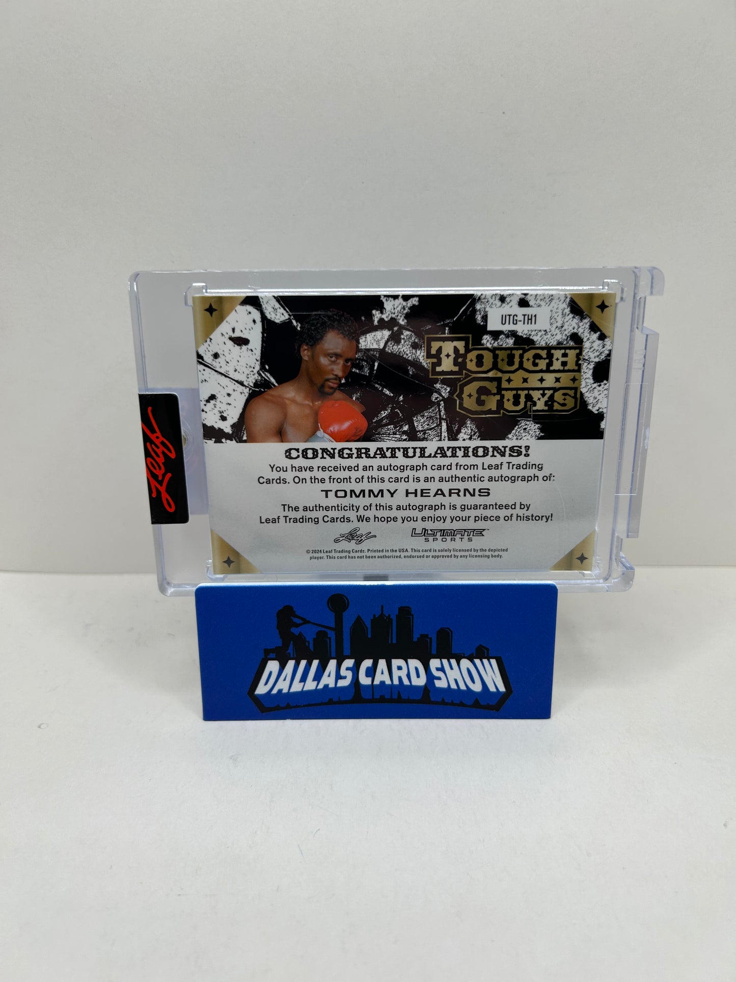 2024 Leaf Ultimate Sports Tommy Hearns AUTO TOUGH GUYS /8