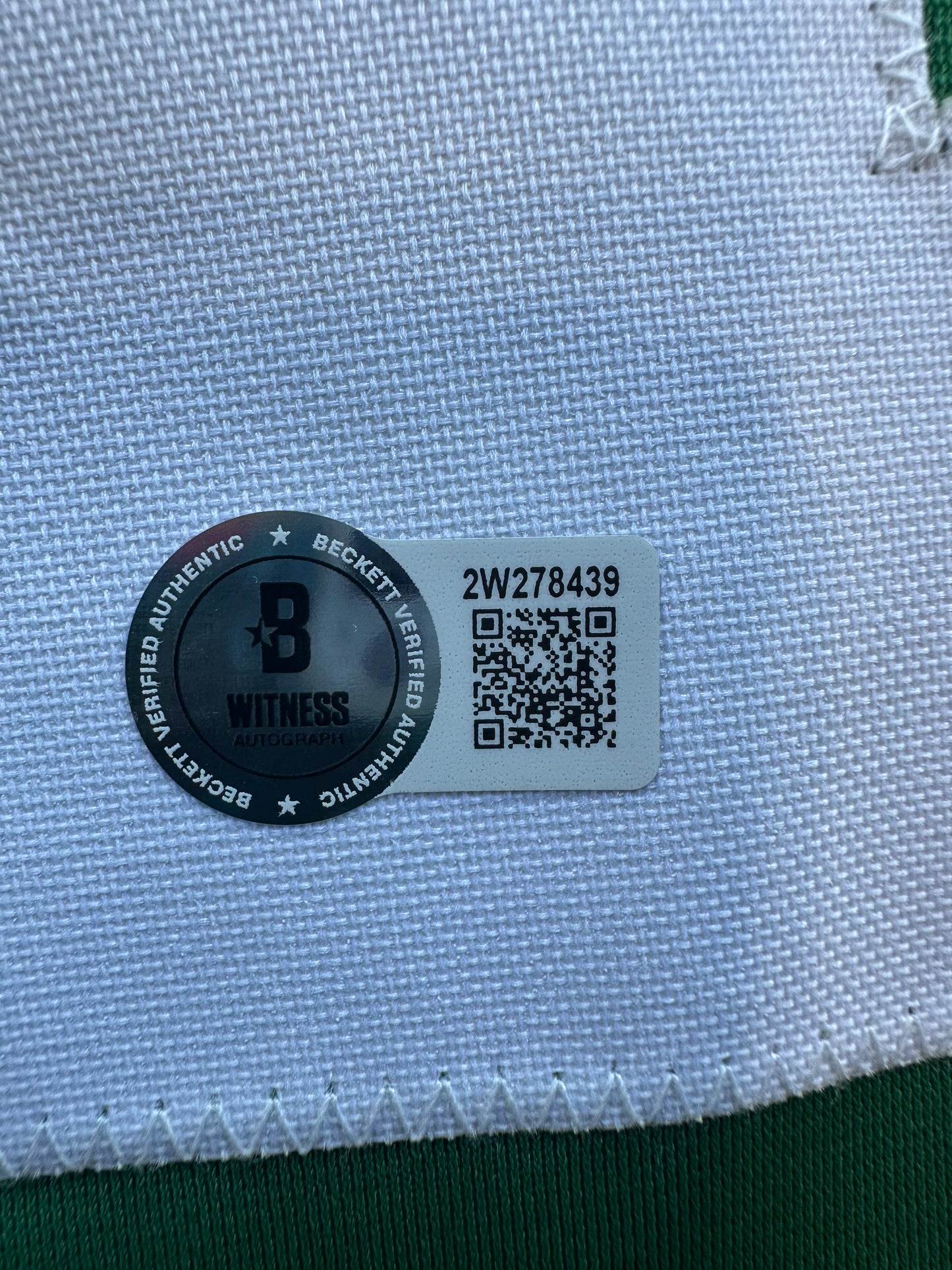 LOGAN STANKOVEN DALLAS STARS SIGNED HOCKEY ROAD JERSEY BAS COA