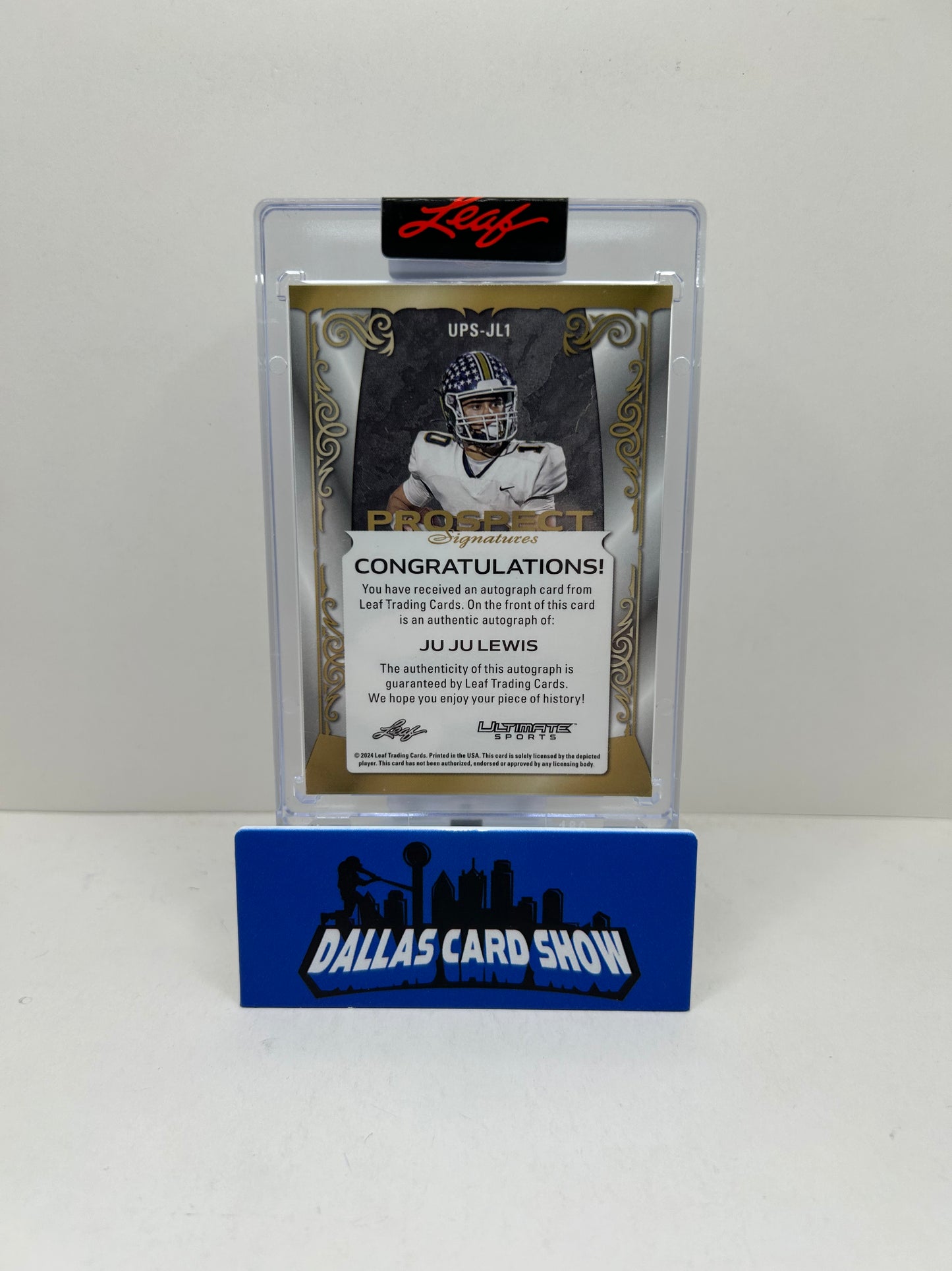 Juju LEWIS 2024 Leaf Ultimate Prospect AUTO Holo Pruple #/9 Colorado