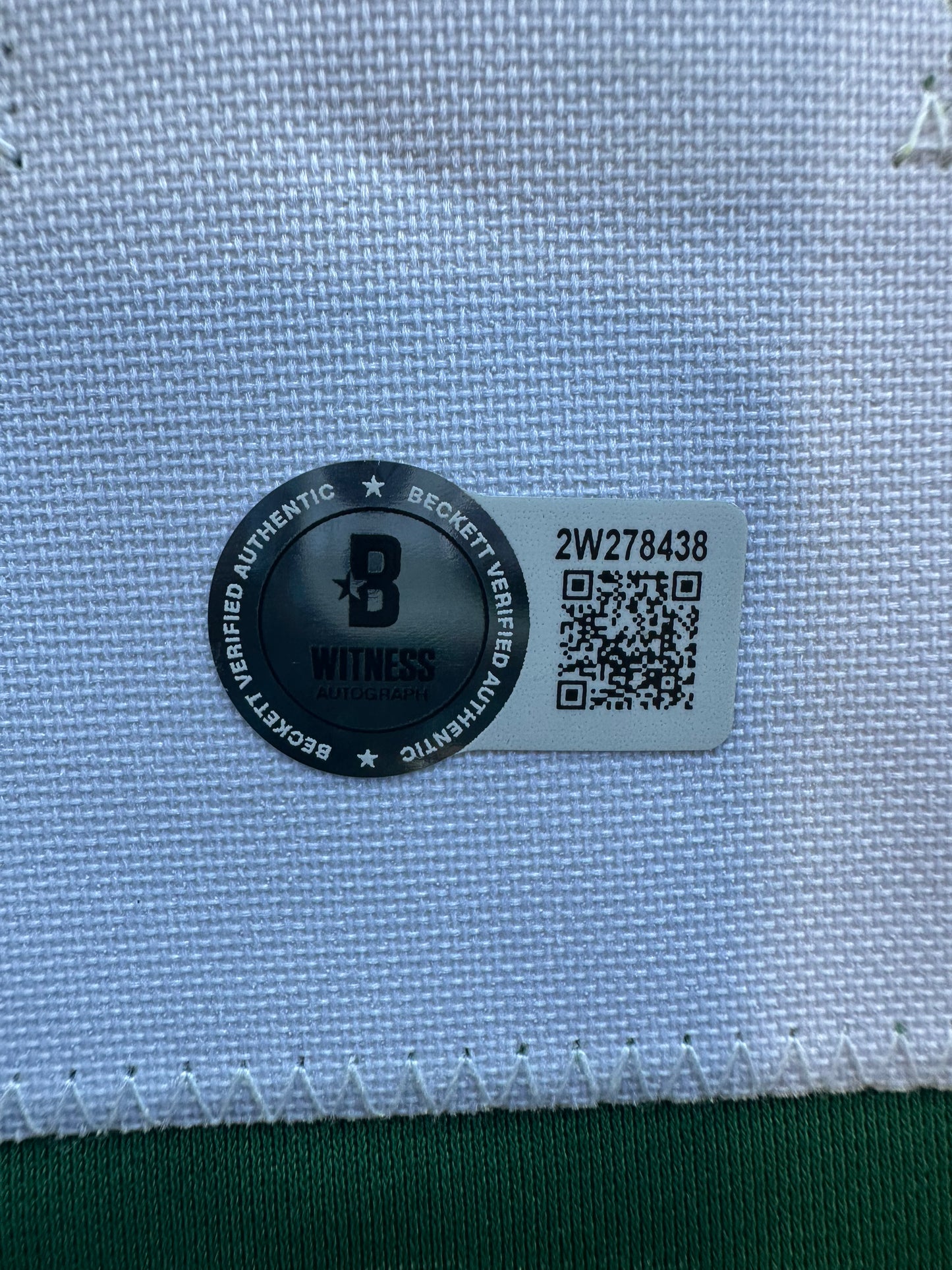 LOGAN STANKOVEN DALLAS STARS SIGNED HOCKEY ROAD JERSEY BAS COA