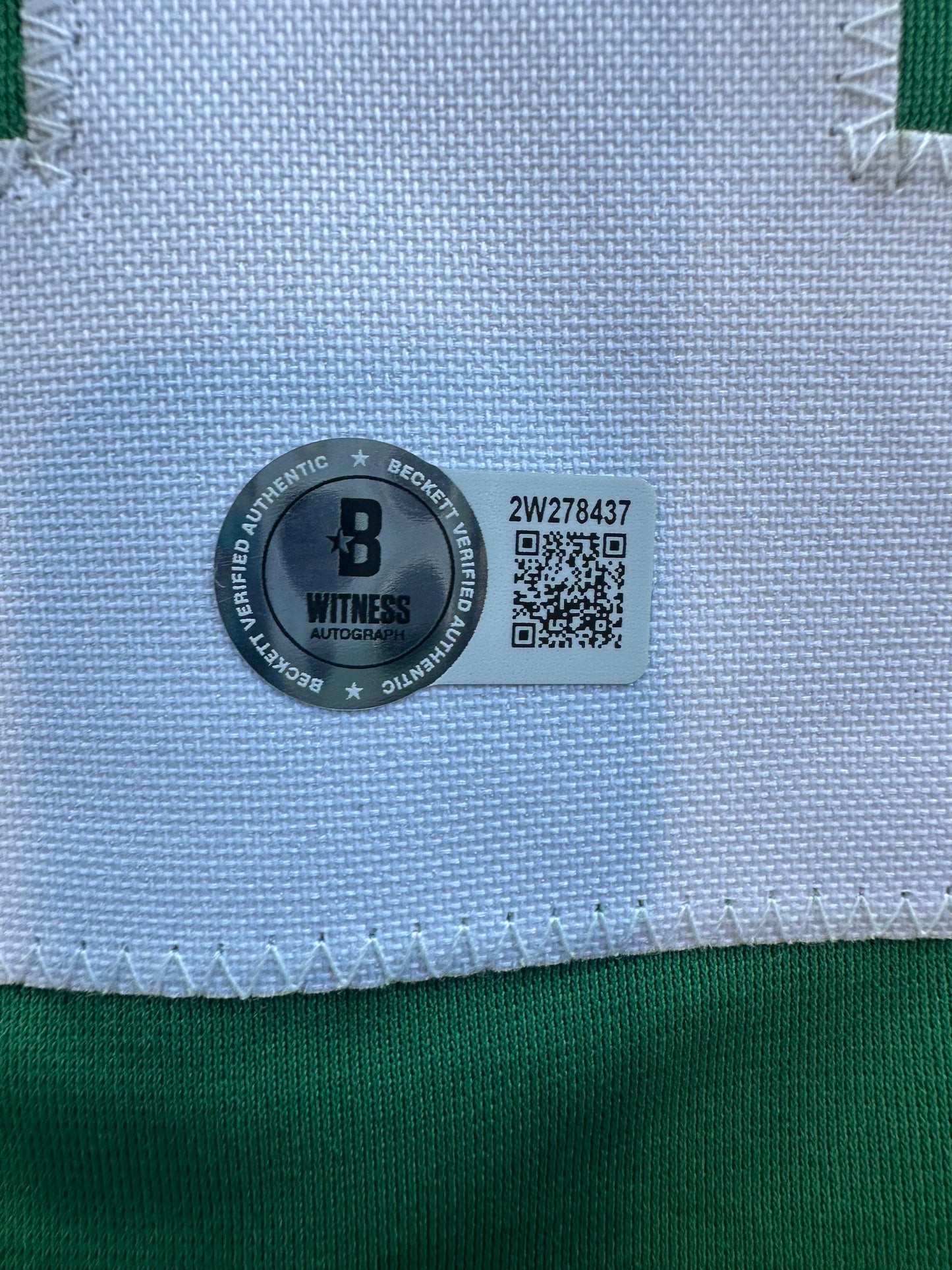 LOGAN STANKOVEN DALLAS STARS SIGNED HOCKEY ROAD JERSEY BAS COA