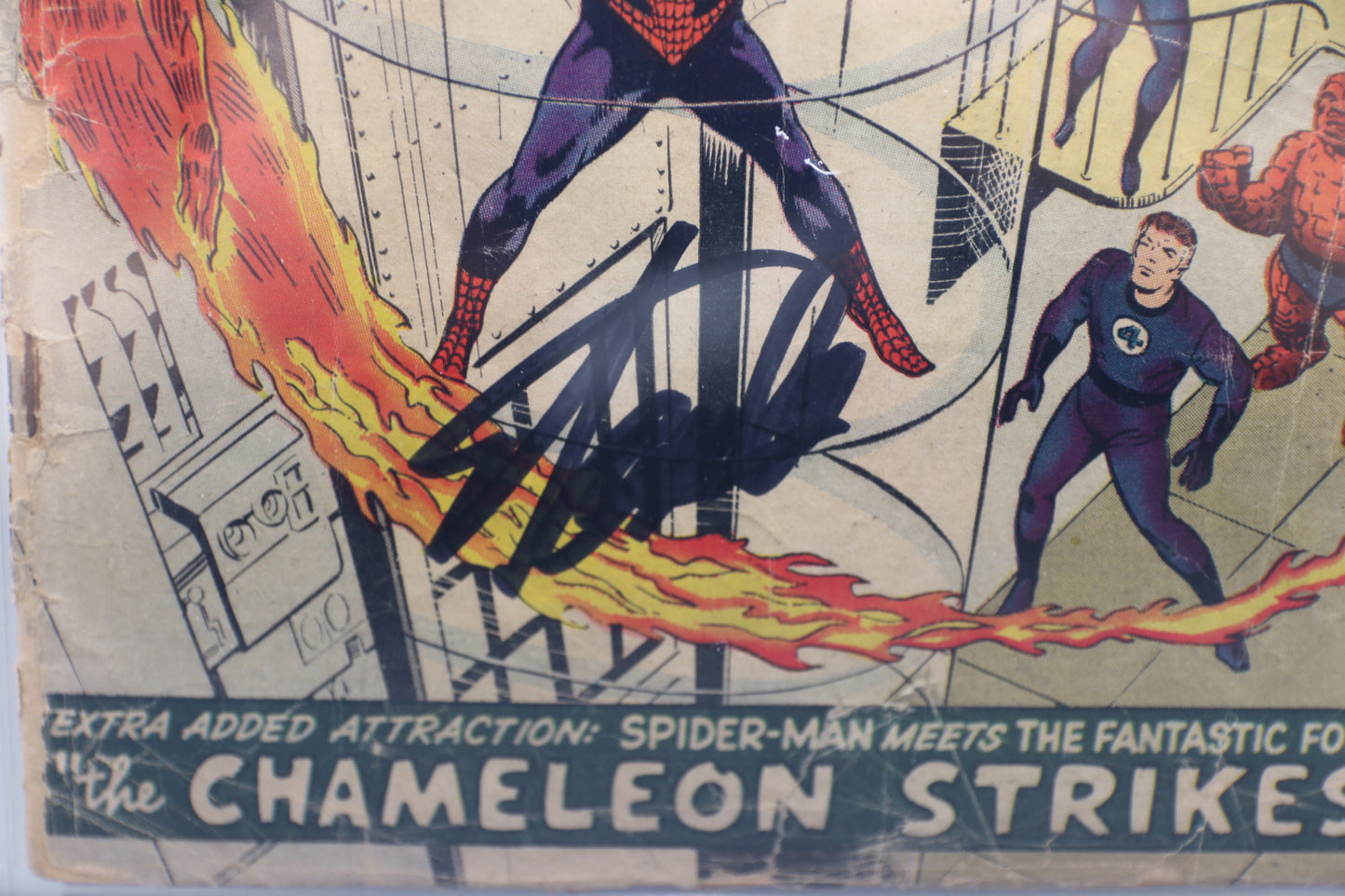Amazing Spider man 1 Signed by Stan Lee CBCS 1.8