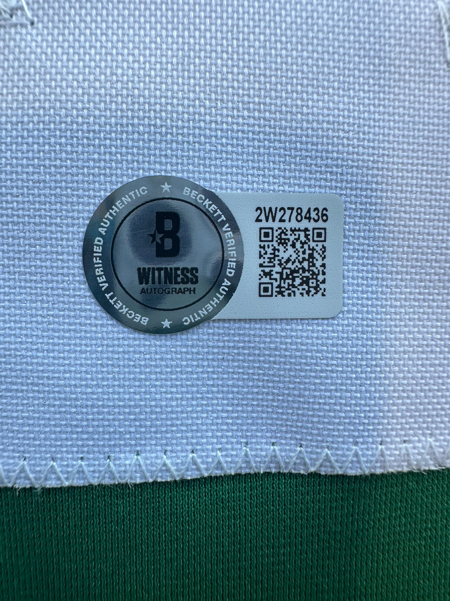 LOGAN STANKOVEN DALLAS STARS SIGNED HOCKEY ROAD JERSEY BAS COA