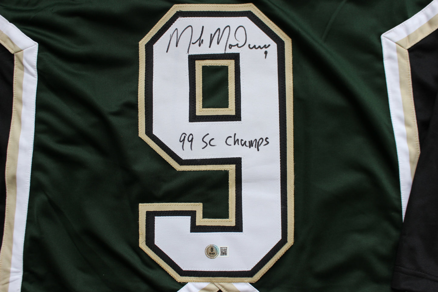 MIKE MODANO DALLAS STARS SIGNED HOCKEY JERSEY w/99 SC Champs BAS COA
