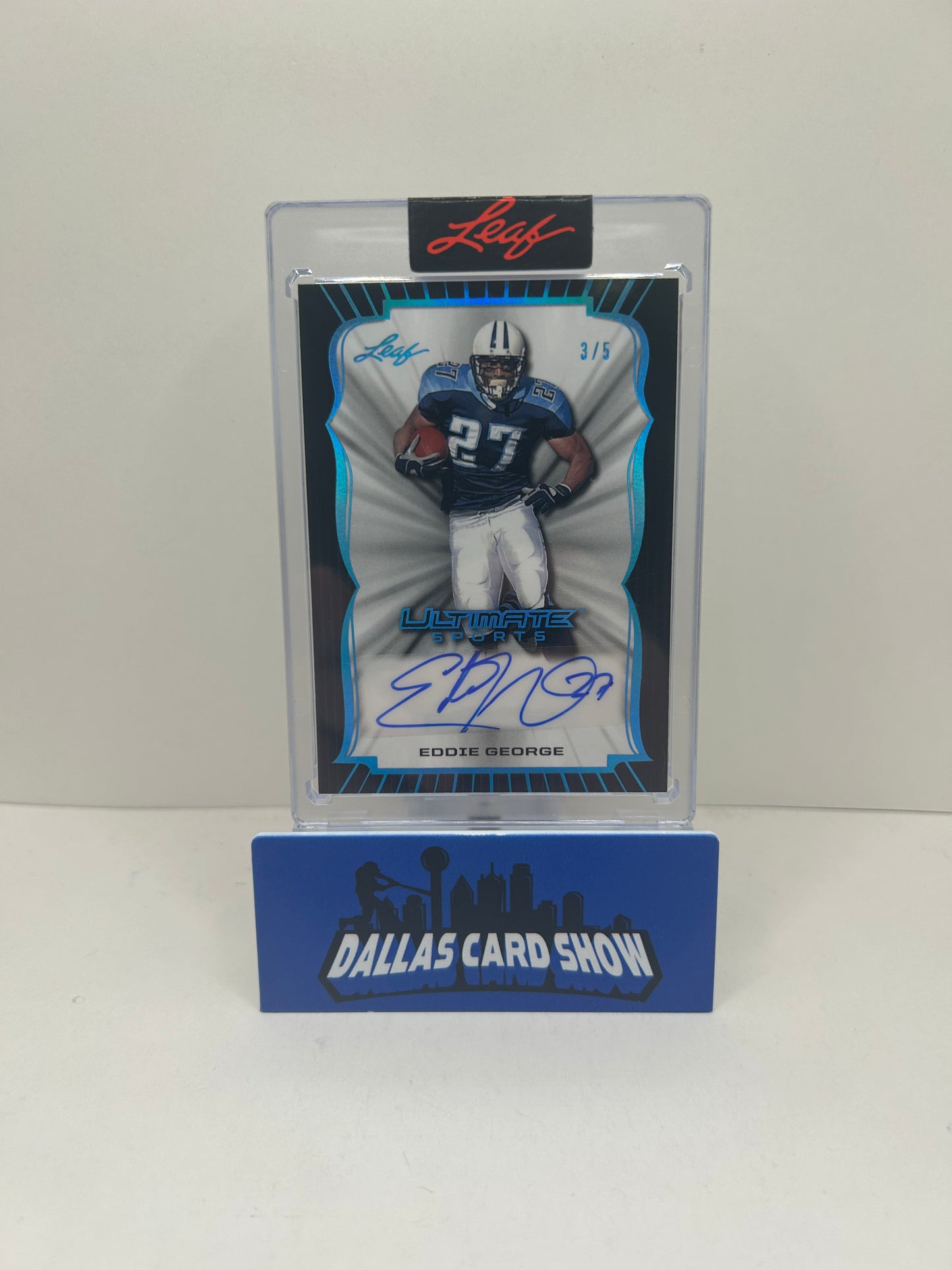 2024 Leaf Ultimate Sports Eddie George Purple Auto /5