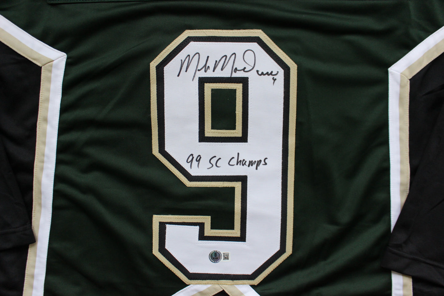 MIKE MODANO DALLAS STARS SIGNED HOCKEY JERSEY w/99 SC Champs BAS COA