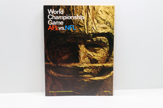 World Championship Game AFL vs NFL Program