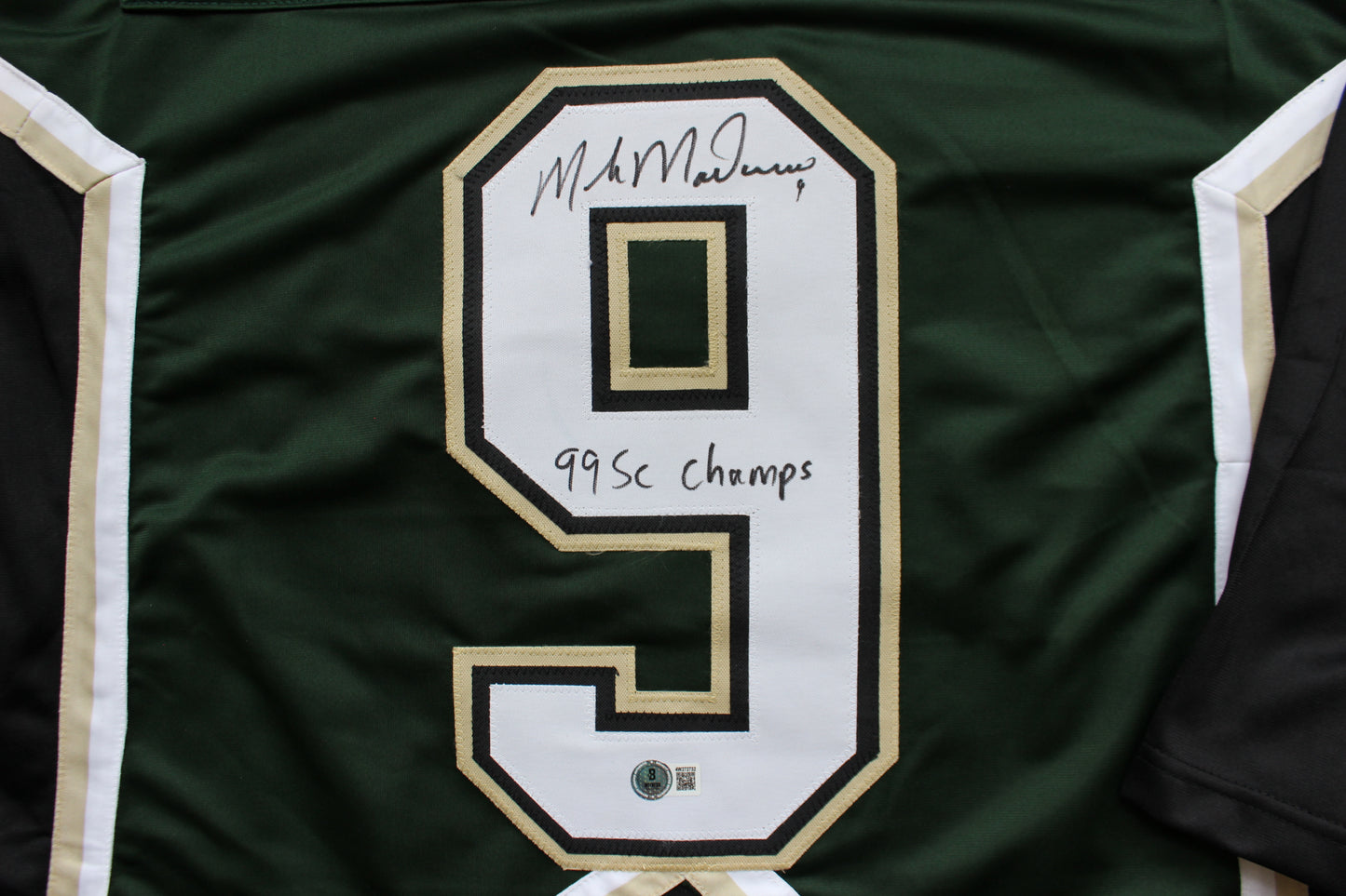 MIKE MODANO DALLAS STARS SIGNED HOCKEY JERSEY w/99 SC Champs BAS COA