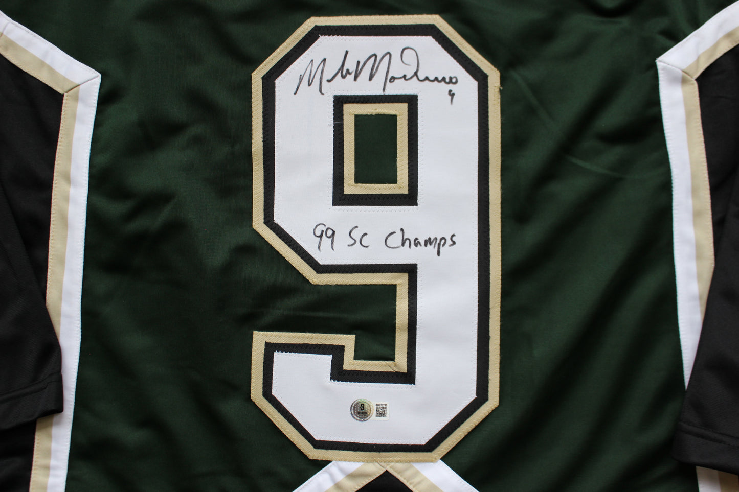 MIKE MODANO DALLAS STARS SIGNED HOCKEY JERSEY w/99 SC Champs BAS COA