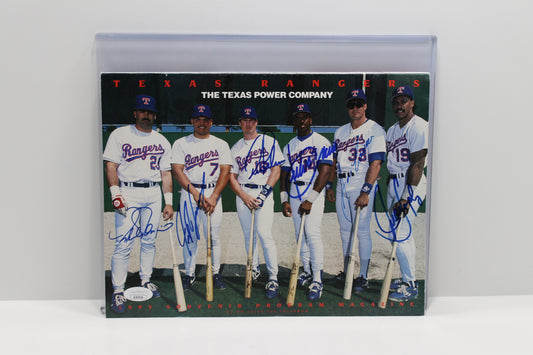 Texas Ranger Signed Program