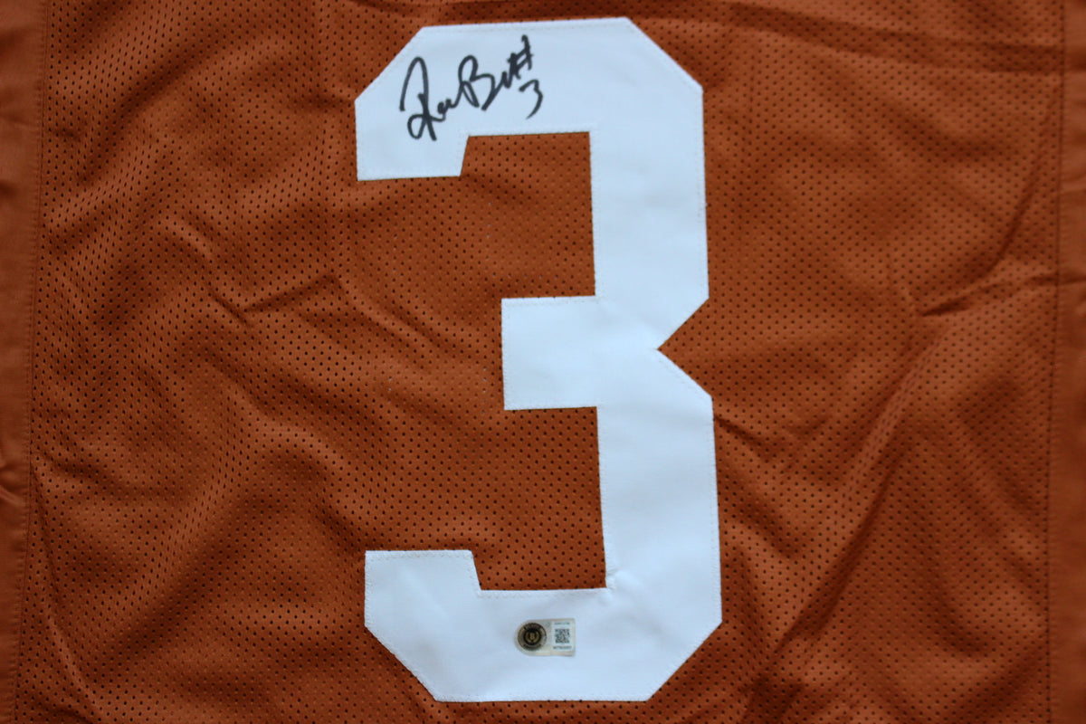 RASHEEM BILES TEXAS UT LONGHORNS SIGNED BURNT ORANGE JERSEY BAS COA