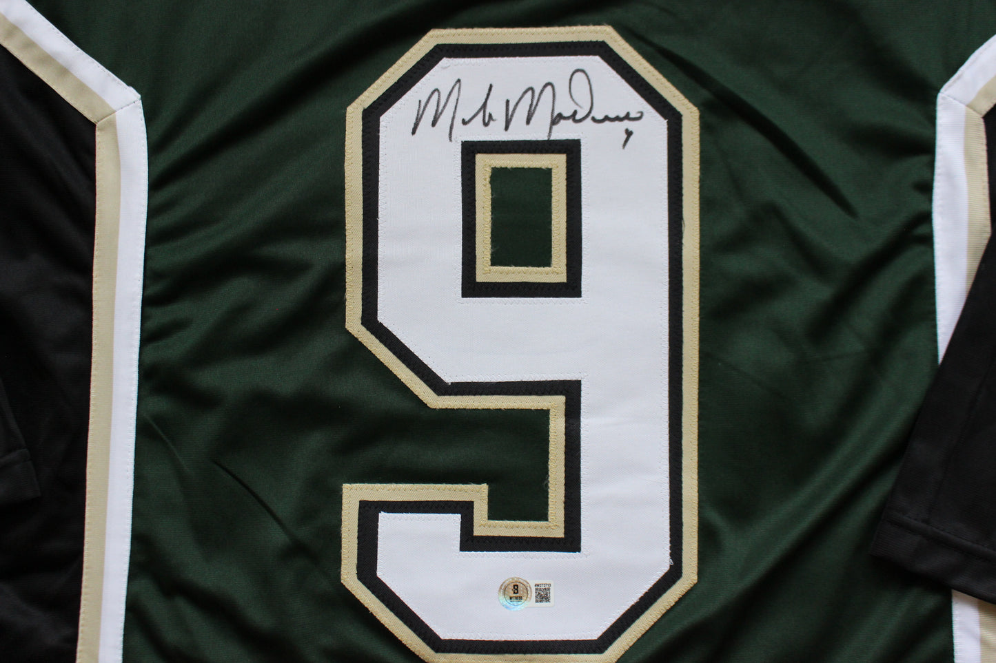 MIKE MODANO DALLAS STARS SIGNED HOCKEY JERSEY w/99 SC Champs BAS COA