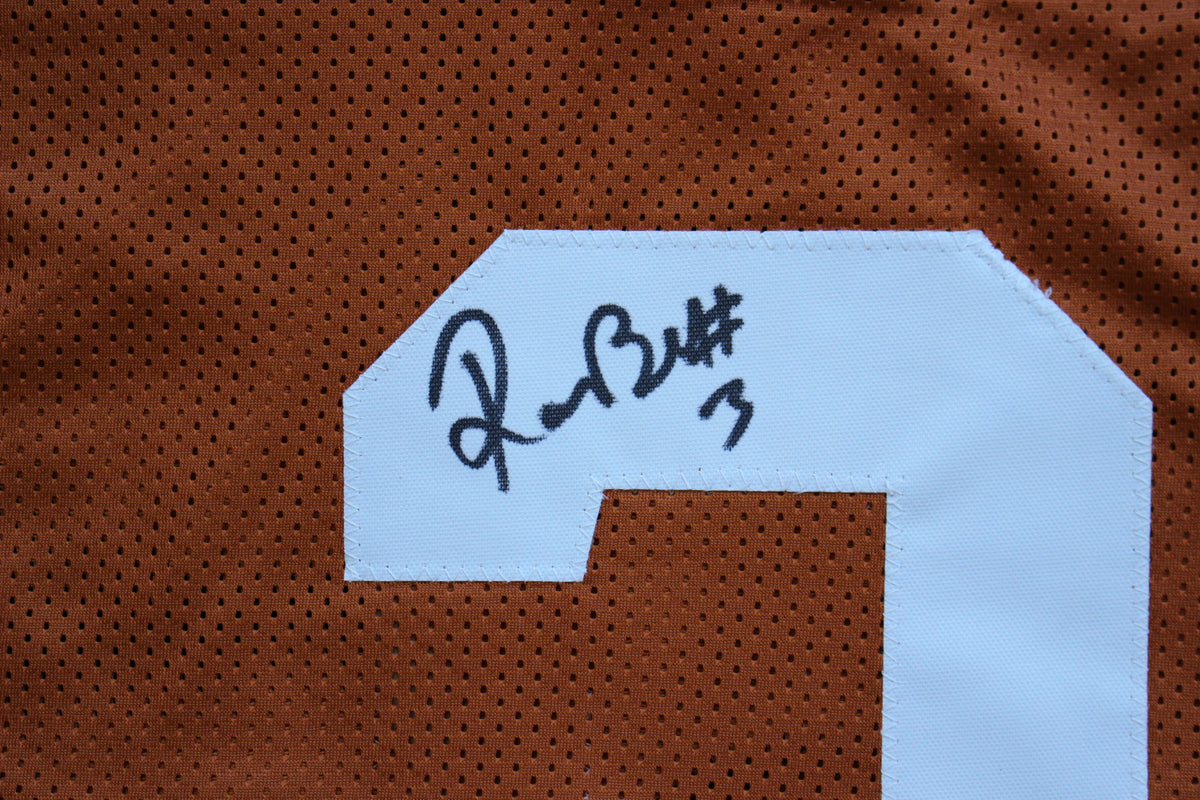 RASHEEM BILES TEXAS UT LONGHORNS SIGNED BURNT ORANGE JERSEY BAS COA
