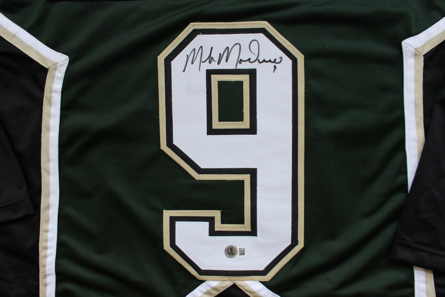 MIKE MODANO DALLAS STARS SIGNED HOCKEY JERSEY w/99 SC Champs BAS COA
