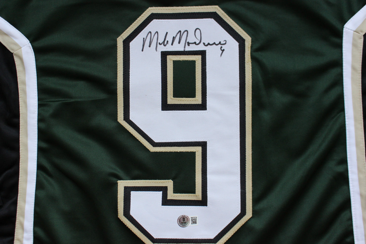 MIKE MODANO DALLAS STARS SIGNED HOCKEY JERSEY w/99 SC Champs BAS COA