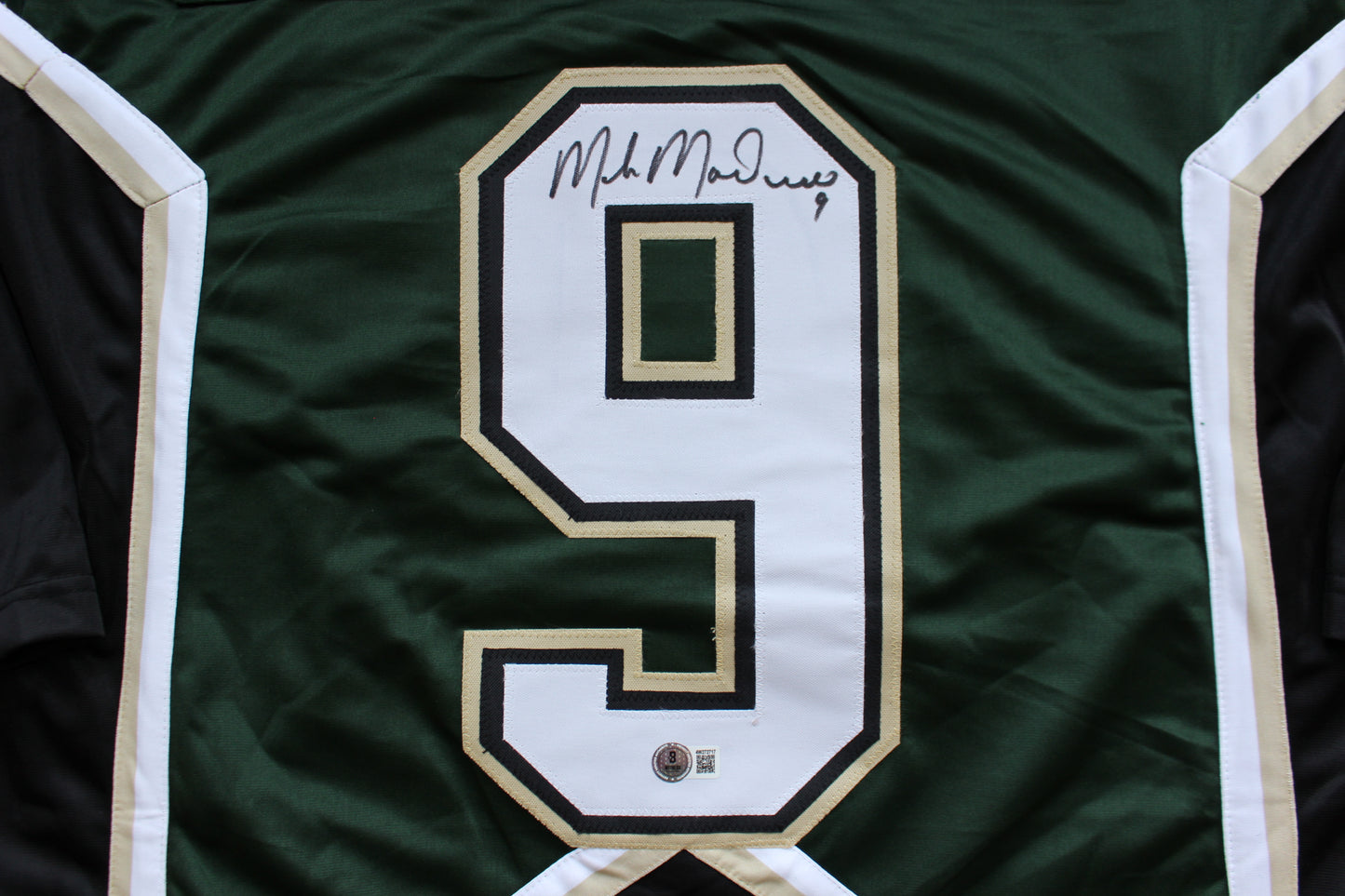 MIKE MODANO DALLAS STARS SIGNED HOCKEY JERSEY w/99 SC Champs BAS COA