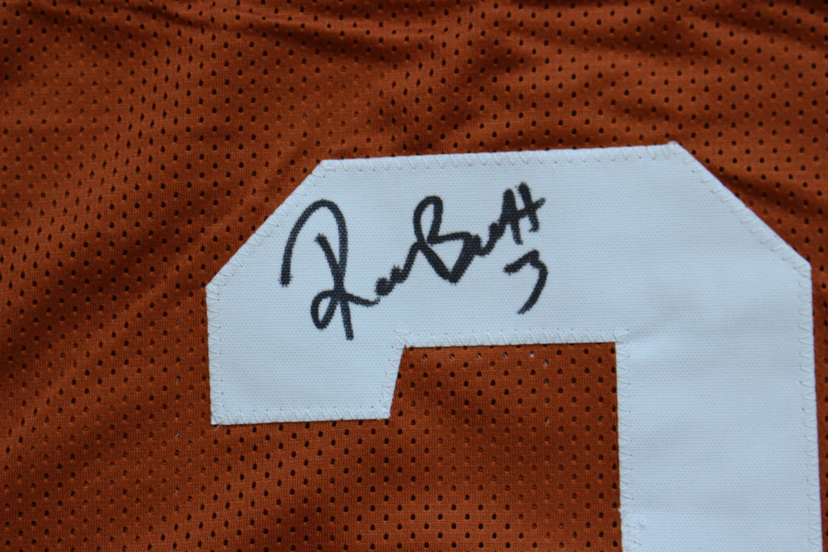 RASHEEM BILES TEXAS UT LONGHORNS SIGNED BURNT ORANGE JERSEY BAS COA