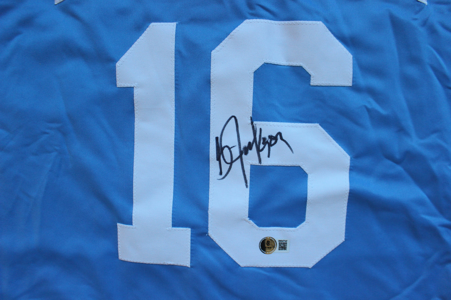 BO JACKSON KANSAS CITY ROYAKS SIGNED BASEBALL JERSEY Raiders Auburn BAS COA