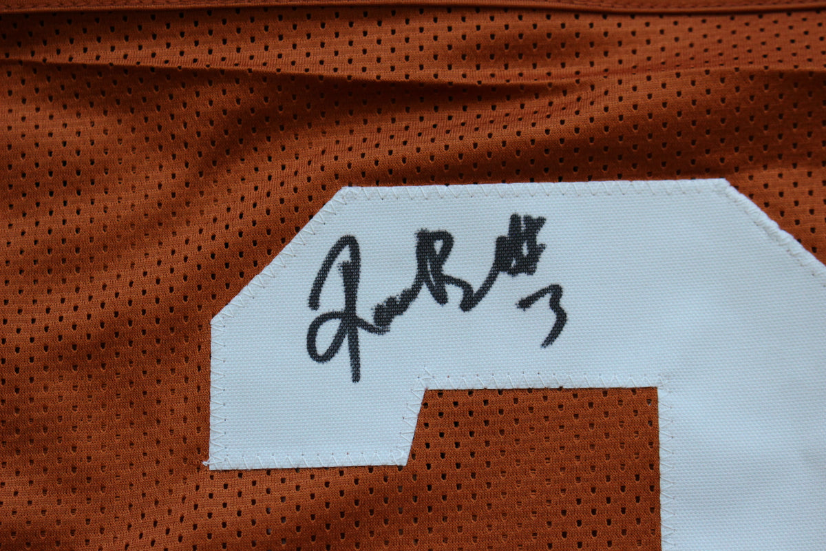 RASHEEM BILES TEXAS UT LONGHORNS SIGNED BURNT ORANGE JERSEY BAS COA