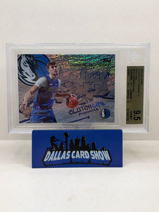 2025-26 Topps #CC1 Cooper Flagg Clutch City Prospects Holo Foil BGS 9.5