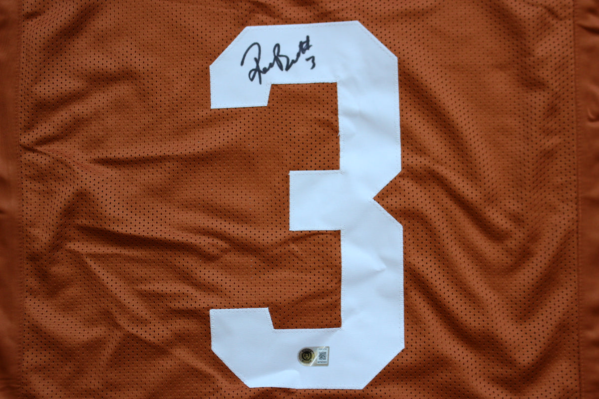 RASHEEM BILES TEXAS UT LONGHORNS SIGNED BURNT ORANGE JERSEY BAS COA