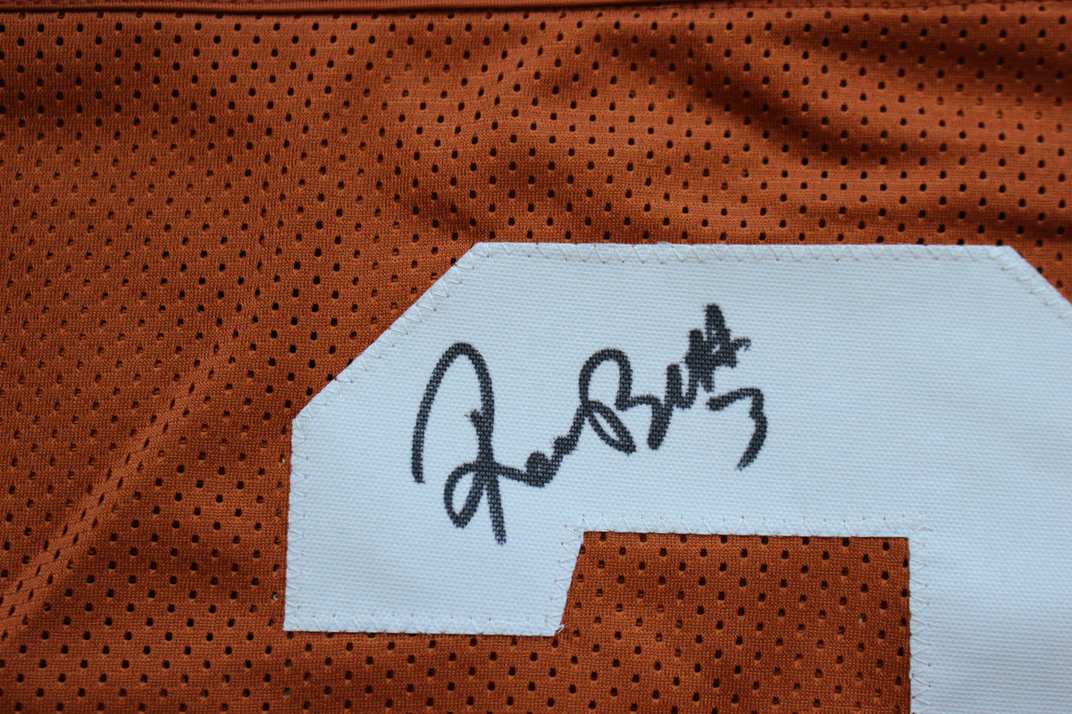 RASHEEM BILES TEXAS UT LONGHORNS SIGNED BURNT ORANGE JERSEY BAS COA