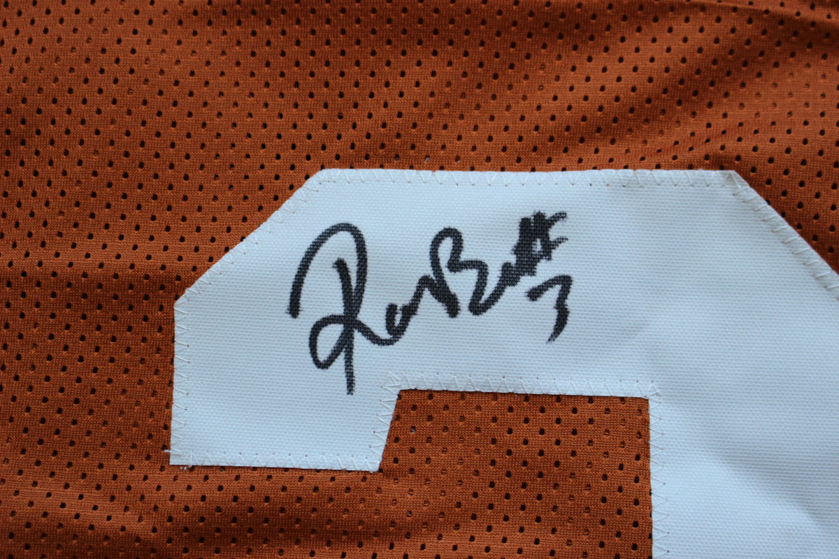 RASHEEM BILES TEXAS UT LONGHORNS SIGNED BURNT ORANGE JERSEY BAS COA