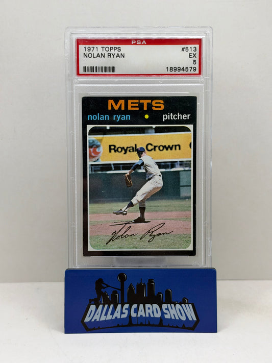 1971 Topps #513 Nolan Ryan PSA 5
