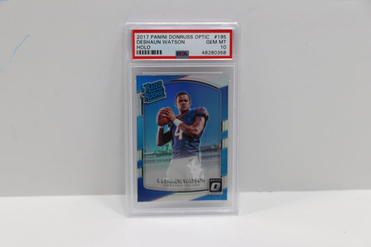 2017 Optic Deshaun Watson Holo 195 PSA 10