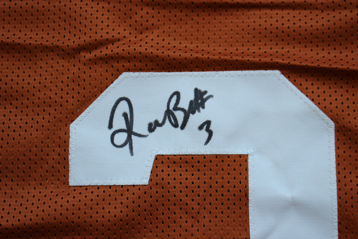 RASHEEM BILES TEXAS UT LONGHORNS SIGNED BURNT ORANGE JERSEY BAS COA