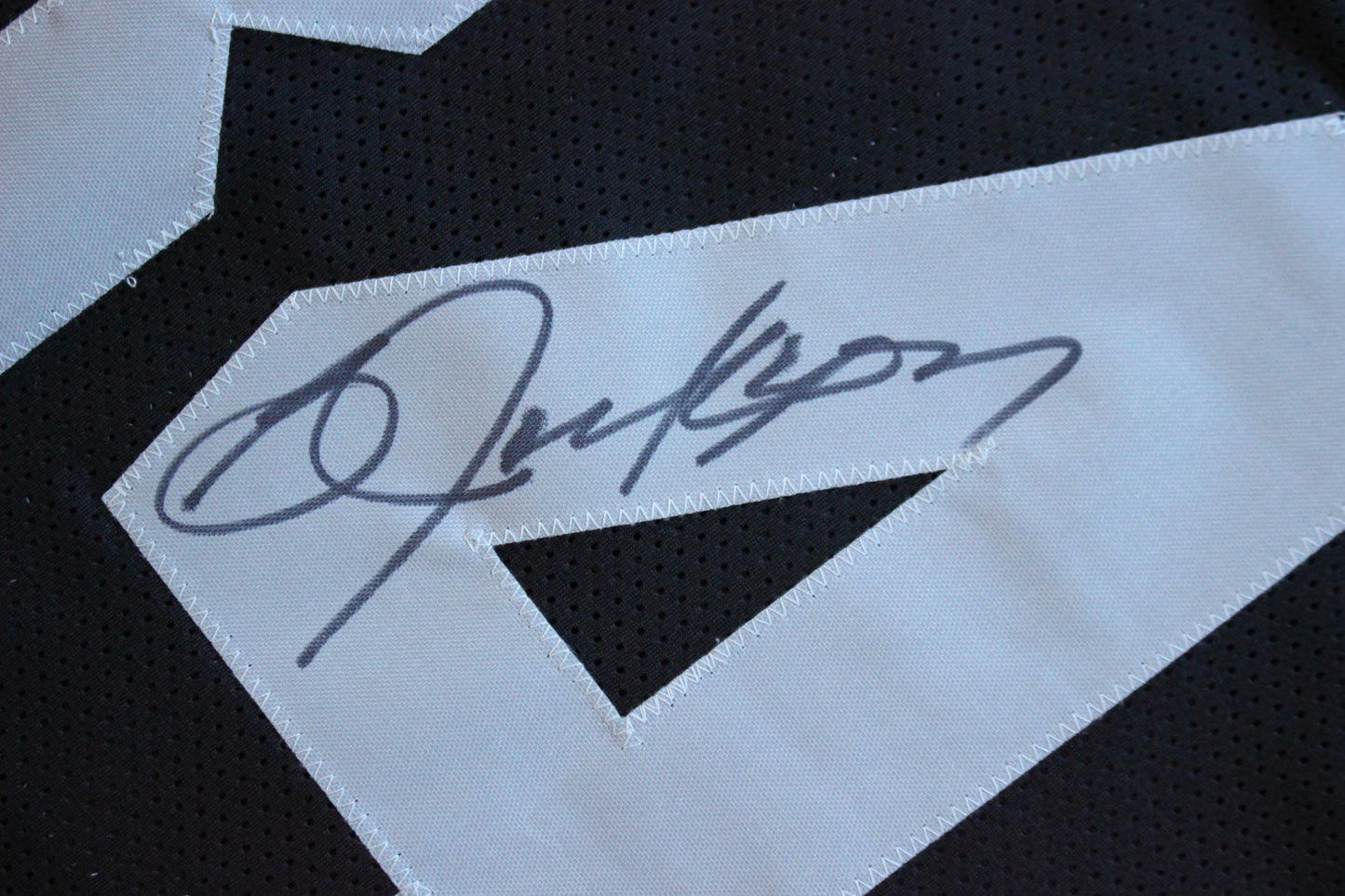 BO JACKSON RAIDERS SIGNED FOOTBALL JERSEY KC Royals Auburn BAS COA