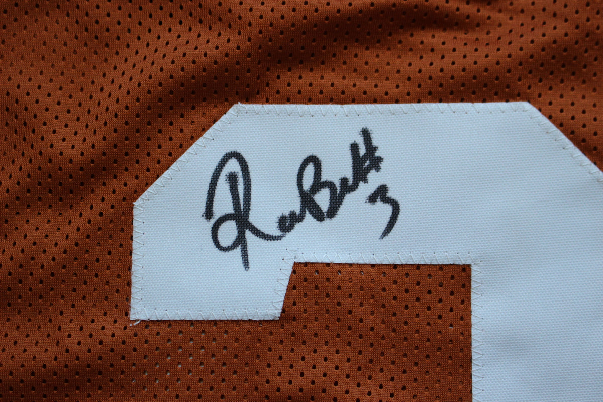 RASHEEM BILES TEXAS UT LONGHORNS SIGNED BURNT ORANGE JERSEY BAS COA