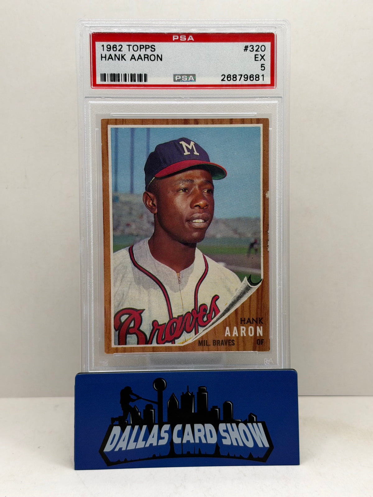 1962 Topps #320 Hank Aaron PSA 5