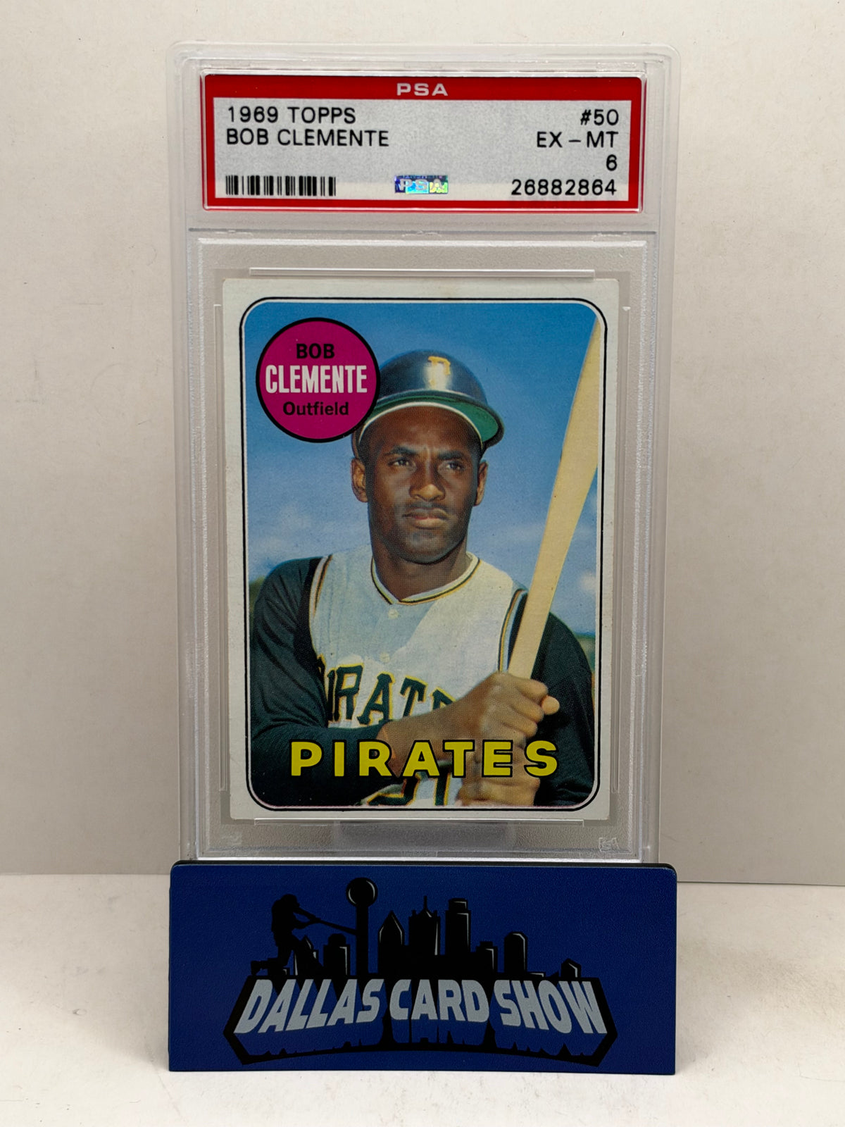 1969 Topps Bob Clemente PSA 6