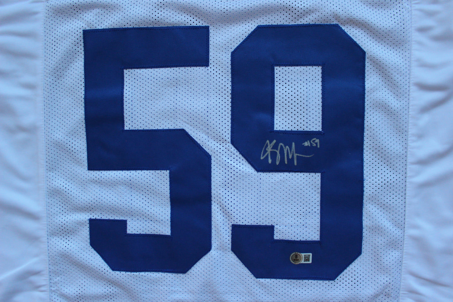 KENNETH MURRAY DALLAS COWBOYS SIGNED HOME FOOTBALL JERSEY OU Sooners BAS COA