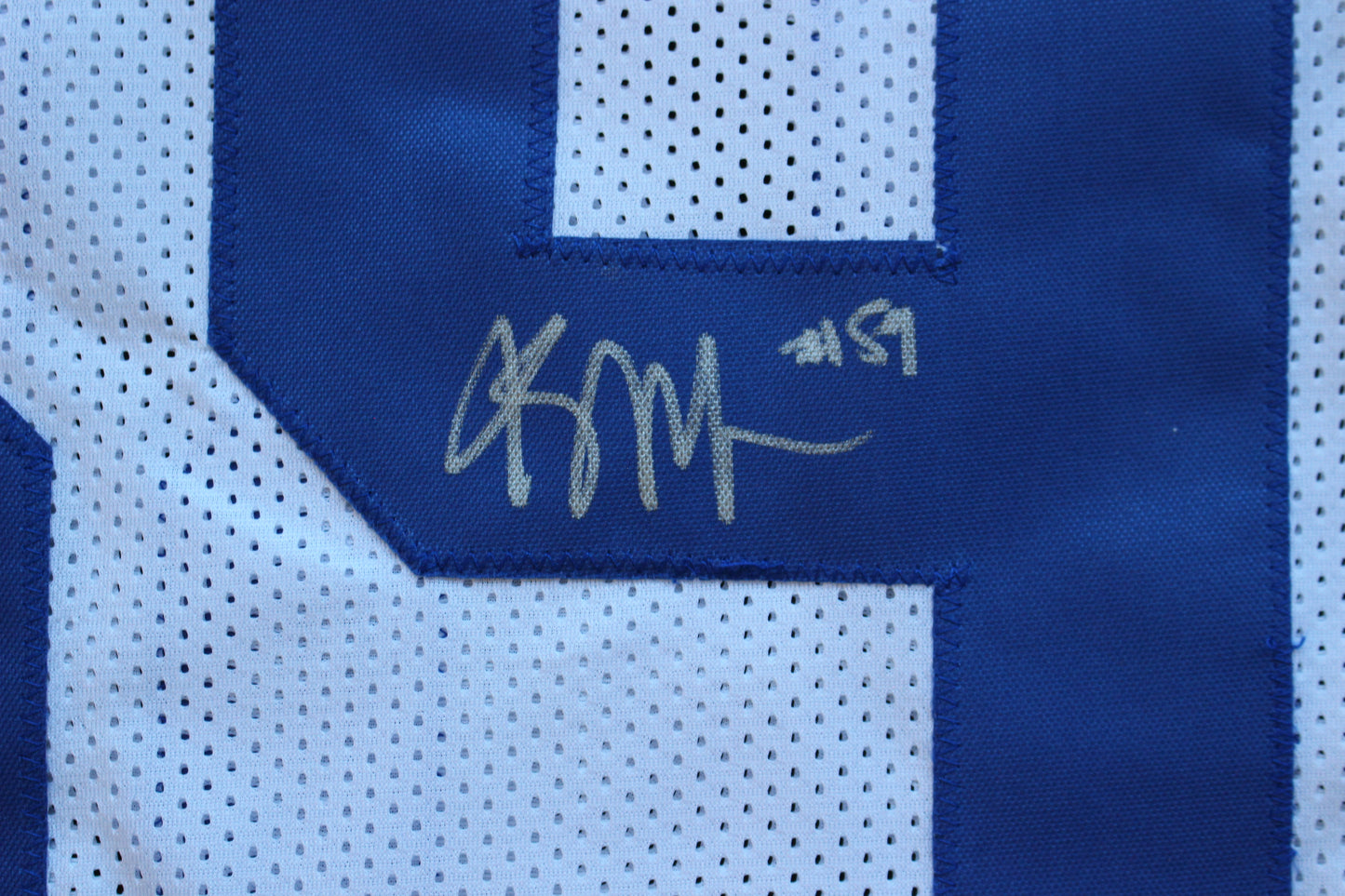 KENNETH MURRAY DALLAS COWBOYS SIGNED HOME FOOTBALL JERSEY OU Sooners BAS COA