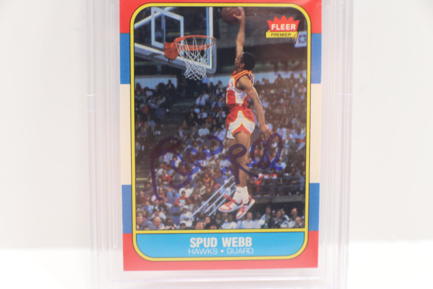 1986 Fleer Spud Webb 120 BGS Authentic
