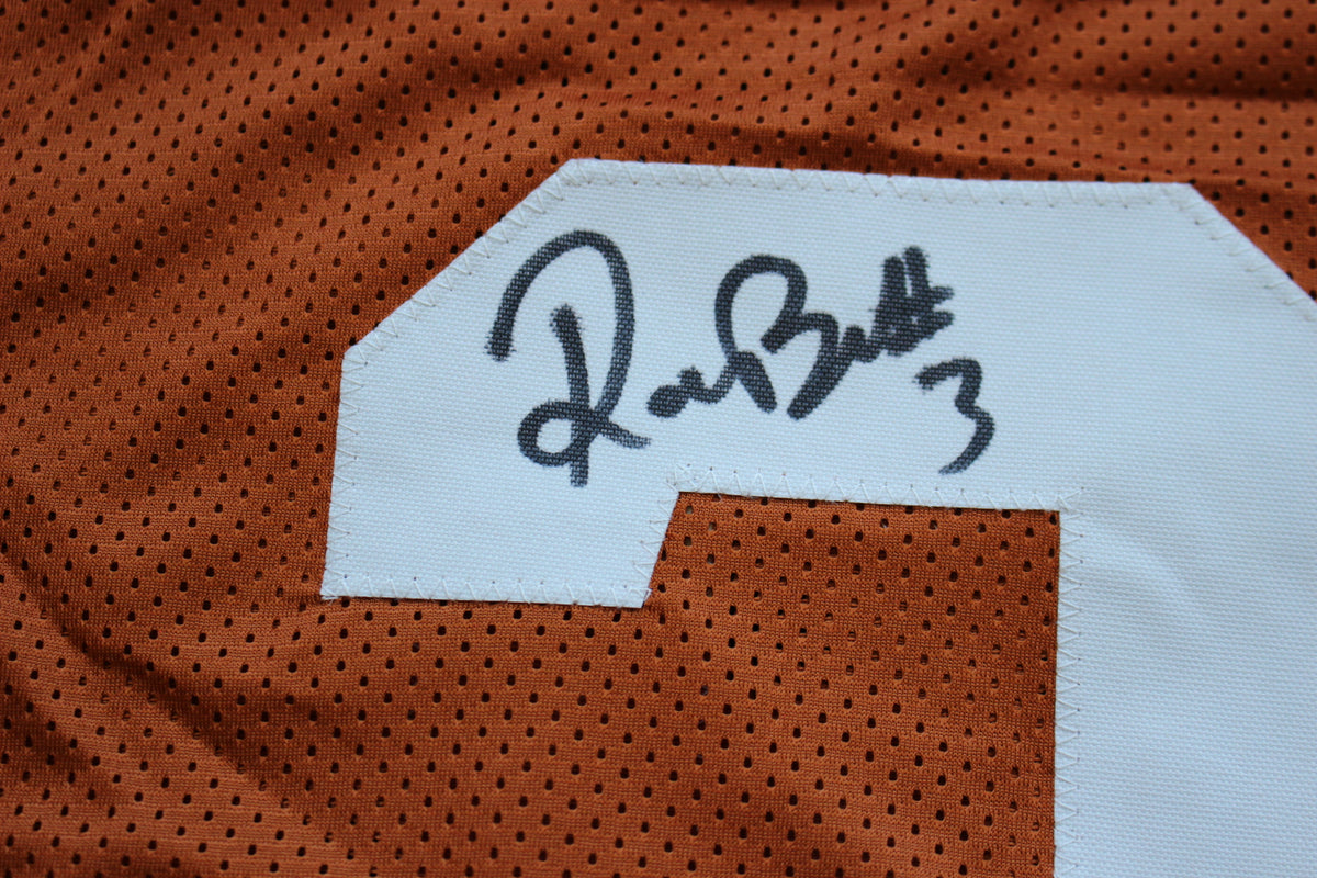 RASHEEM BILES TEXAS UT LONGHORNS SIGNED BURNT ORANGE JERSEY w/THESHARK BAS