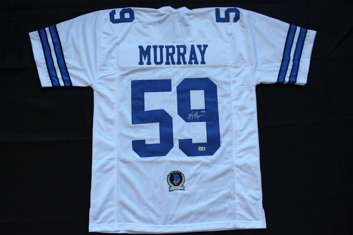 KENNETH MURRAY DALLAS COWBOYS SIGNED HOME FOOTBALL JERSEY OU Sooners BAS COA