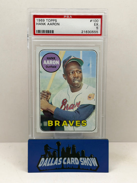 1969 Topps Hank Aaron PSA 5