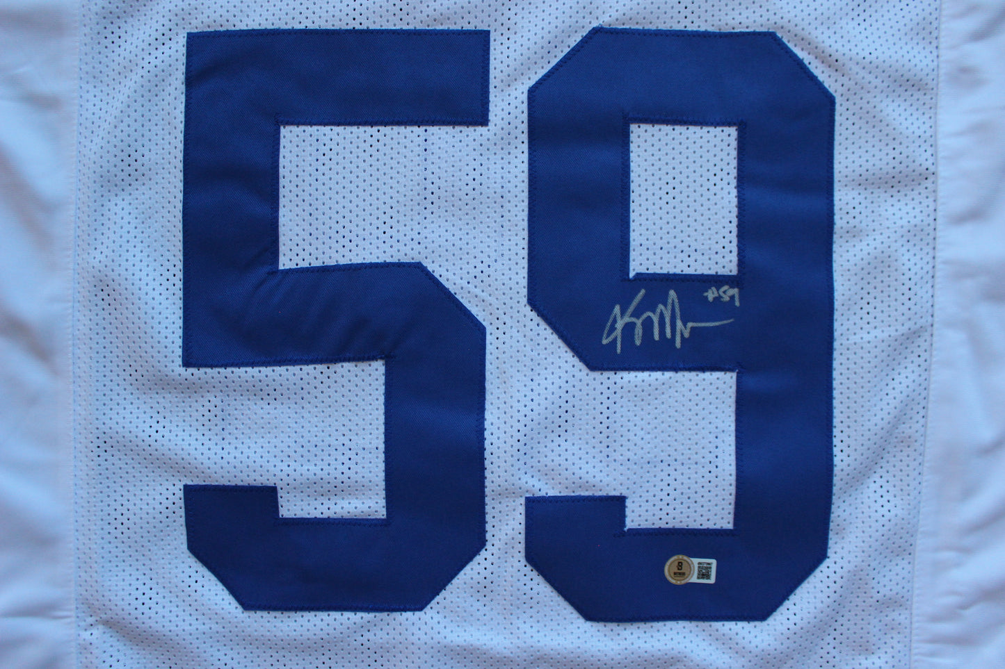 KENNETH MURRAY DALLAS COWBOYS SIGNED HOME FOOTBALL JERSEY OU Sooners BAS COA