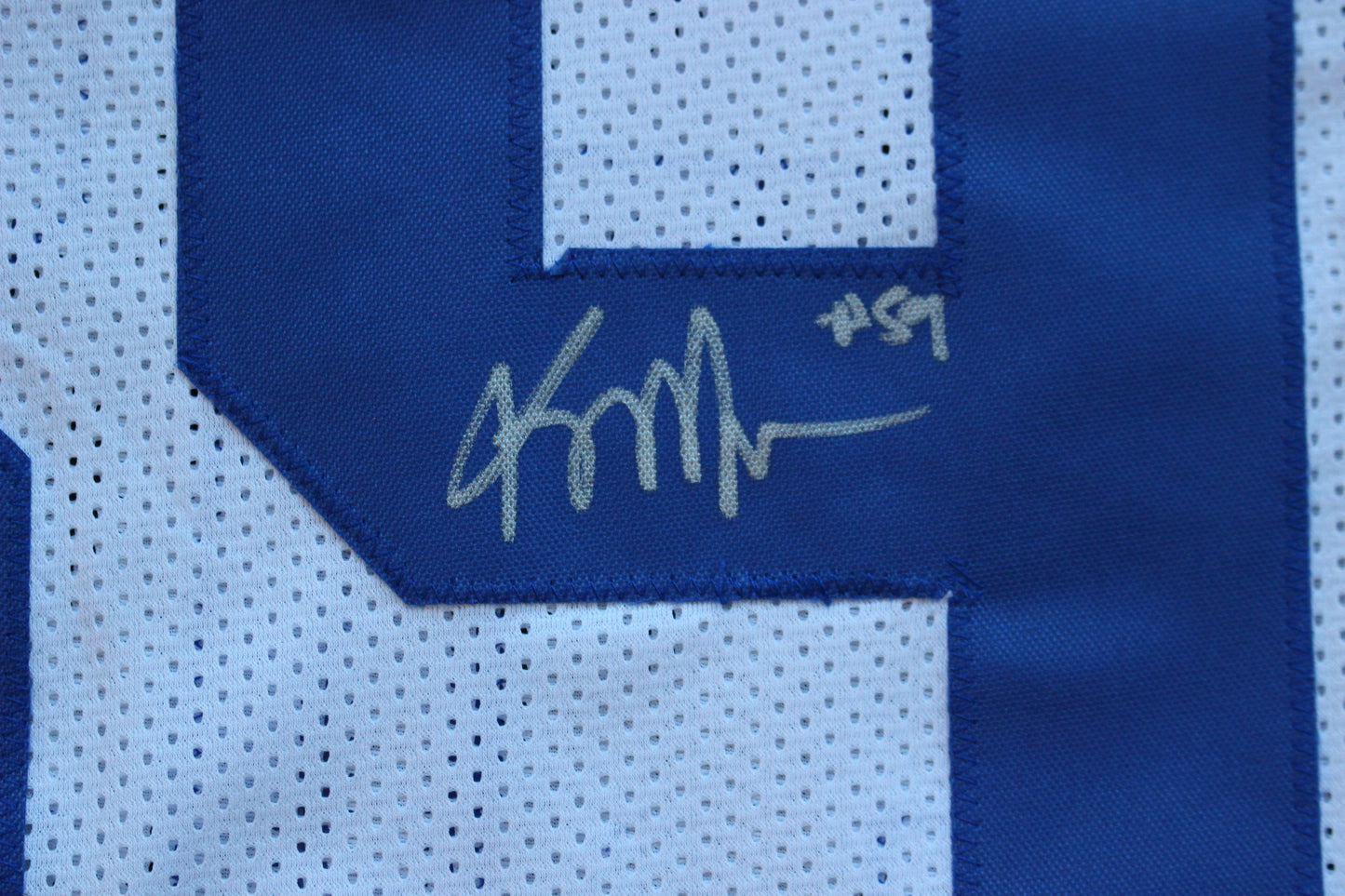 KENNETH MURRAY DALLAS COWBOYS SIGNED HOME FOOTBALL JERSEY OU Sooners BAS COA