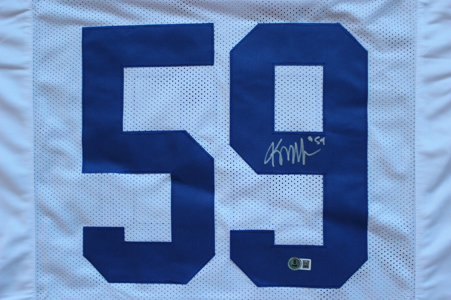 KENNETH MURRAY DALLAS COWBOYS SIGNED HOME FOOTBALL JERSEY OU Sooners BAS COA