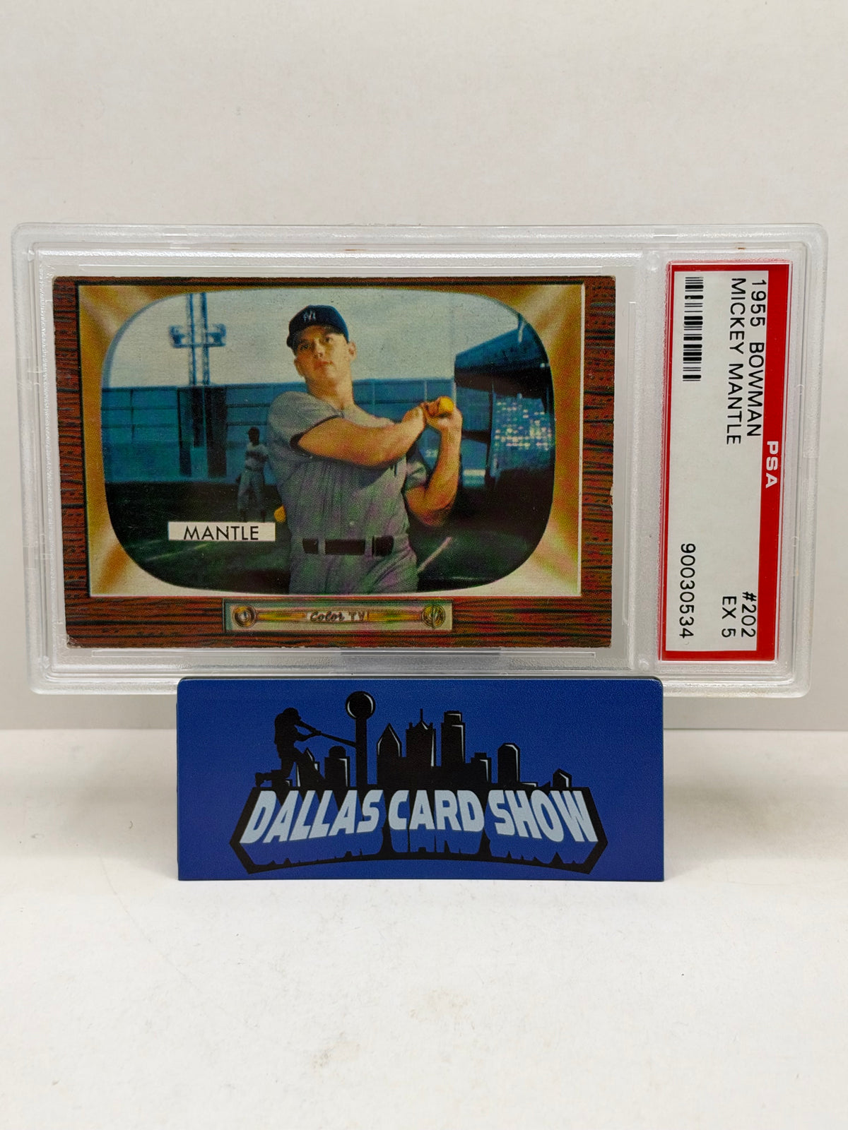 1955 Bowman #202 Mickey Mantle PSA 5