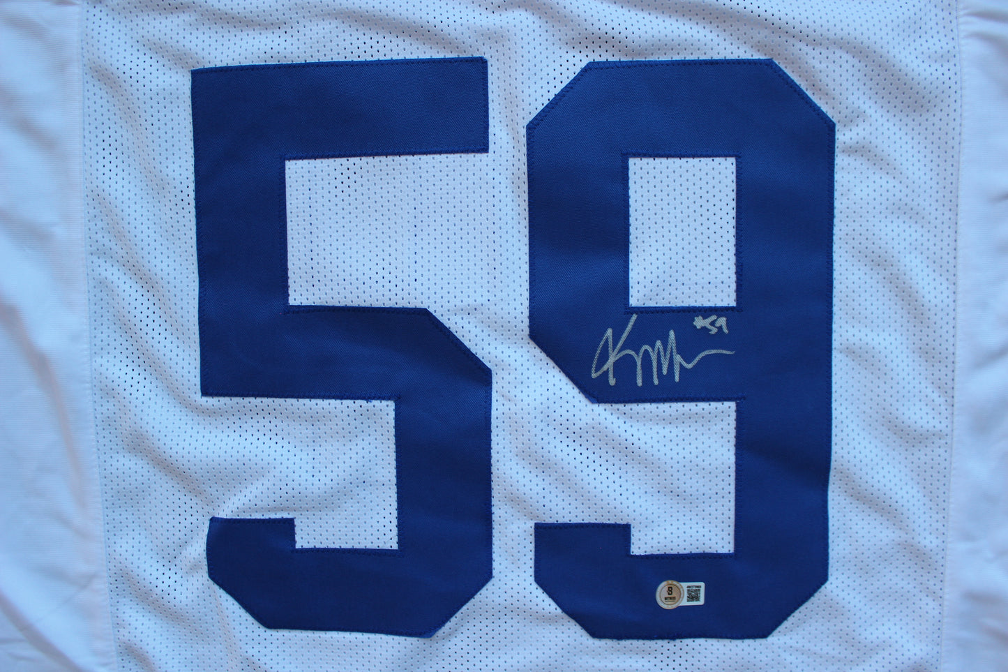 KENNETH MURRAY DALLAS COWBOYS SIGNED HOME FOOTBALL JERSEY OU Sooners BAS COA