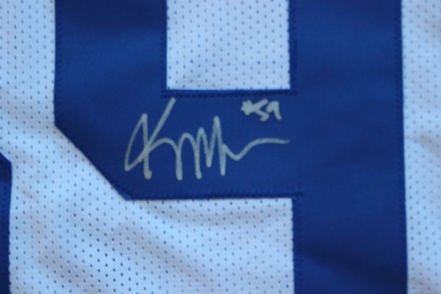 KENNETH MURRAY DALLAS COWBOYS SIGNED HOME FOOTBALL JERSEY OU Sooners BAS COA