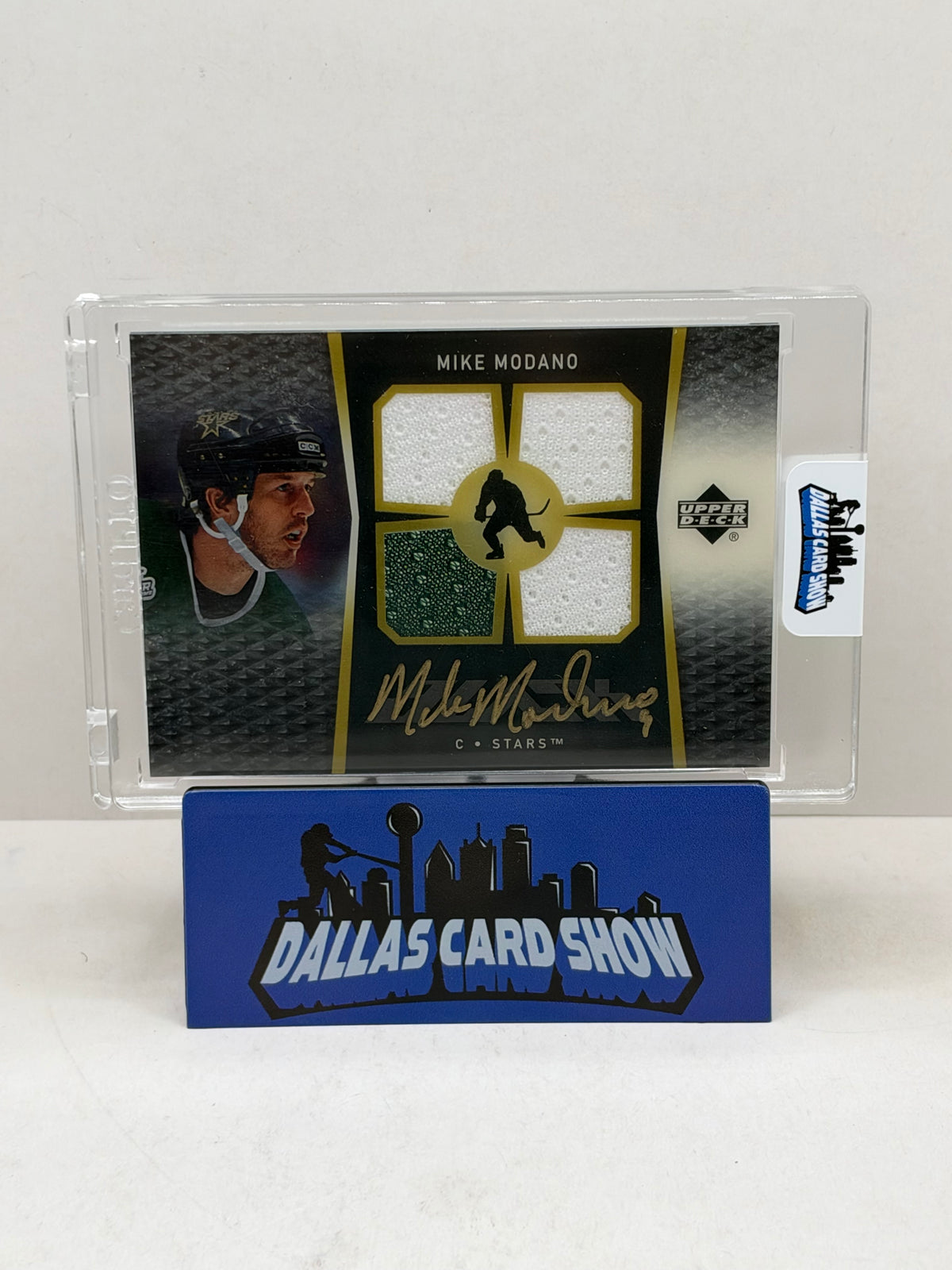 2007-08 Upper Deck Black #BI-MO Mike Modano Patch Autograph