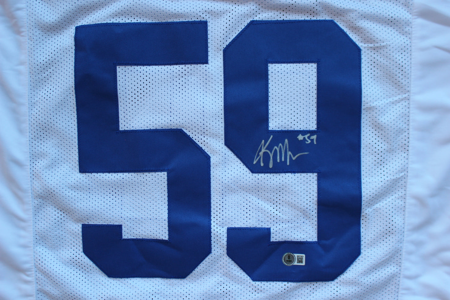KENNETH MURRAY DALLAS COWBOYS SIGNED HOME FOOTBALL JERSEY OU Sooners BAS COA