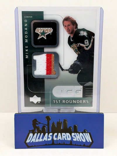 2001 Upper Deck Ice Mike Modano 1st Rounders Relic